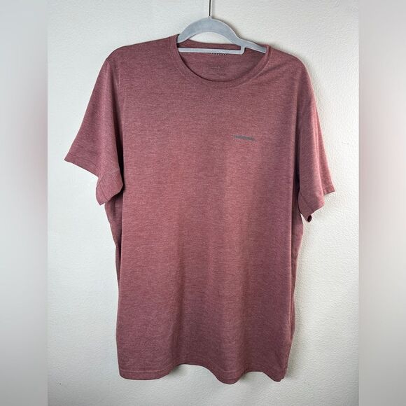 Patagonia Short Sleeve Shirt Men's Sz XL - Heathered maroon color - Picture 1 of 6
